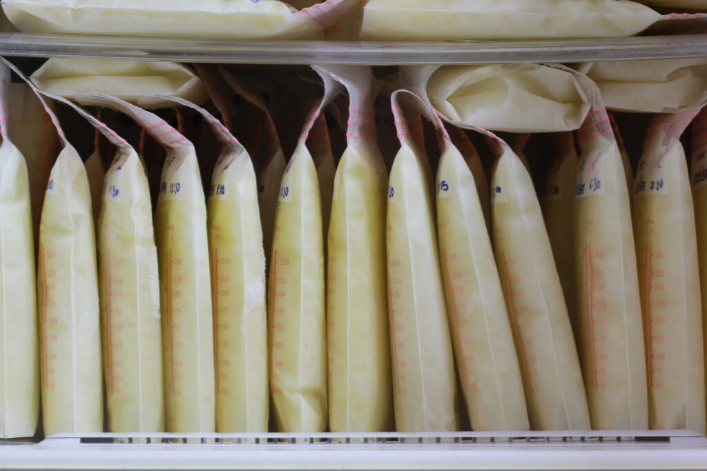 What It’s Like to Have an Oversupply When Your Baby’s in the NICU breast milk storage bags for new baby in refrigerator